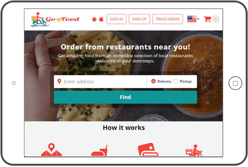Search by Place and Menu Item