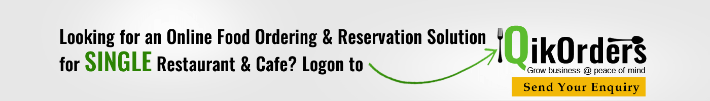 An Online Food Ordering & Reservation Solution for Restaurants& Cafes.